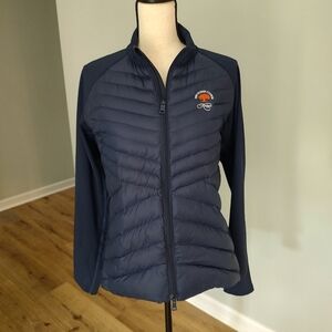 G/Fore Quilted Puffy Hybrid Jacket Navy Blue Kiawah Island The Ocean Course Logo
